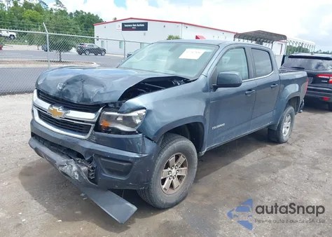 2019 Chevrolet Colorado Wt из США, поврежденный, VIN 1GCGSBEA5K1350095
